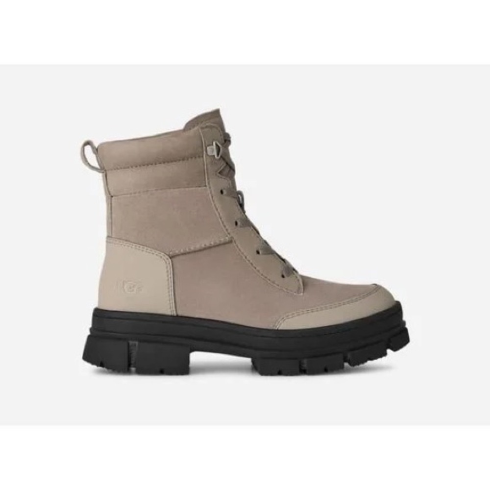 UGG | Ashton Weatherized Lace Up Boots In Cobble Grey
